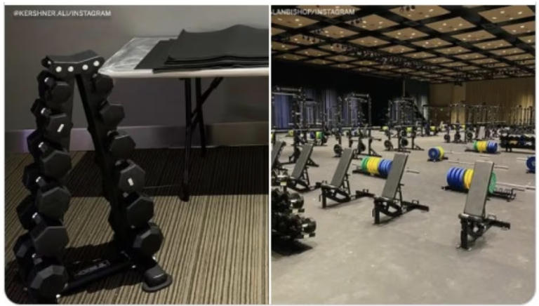image of men and women gym setup
